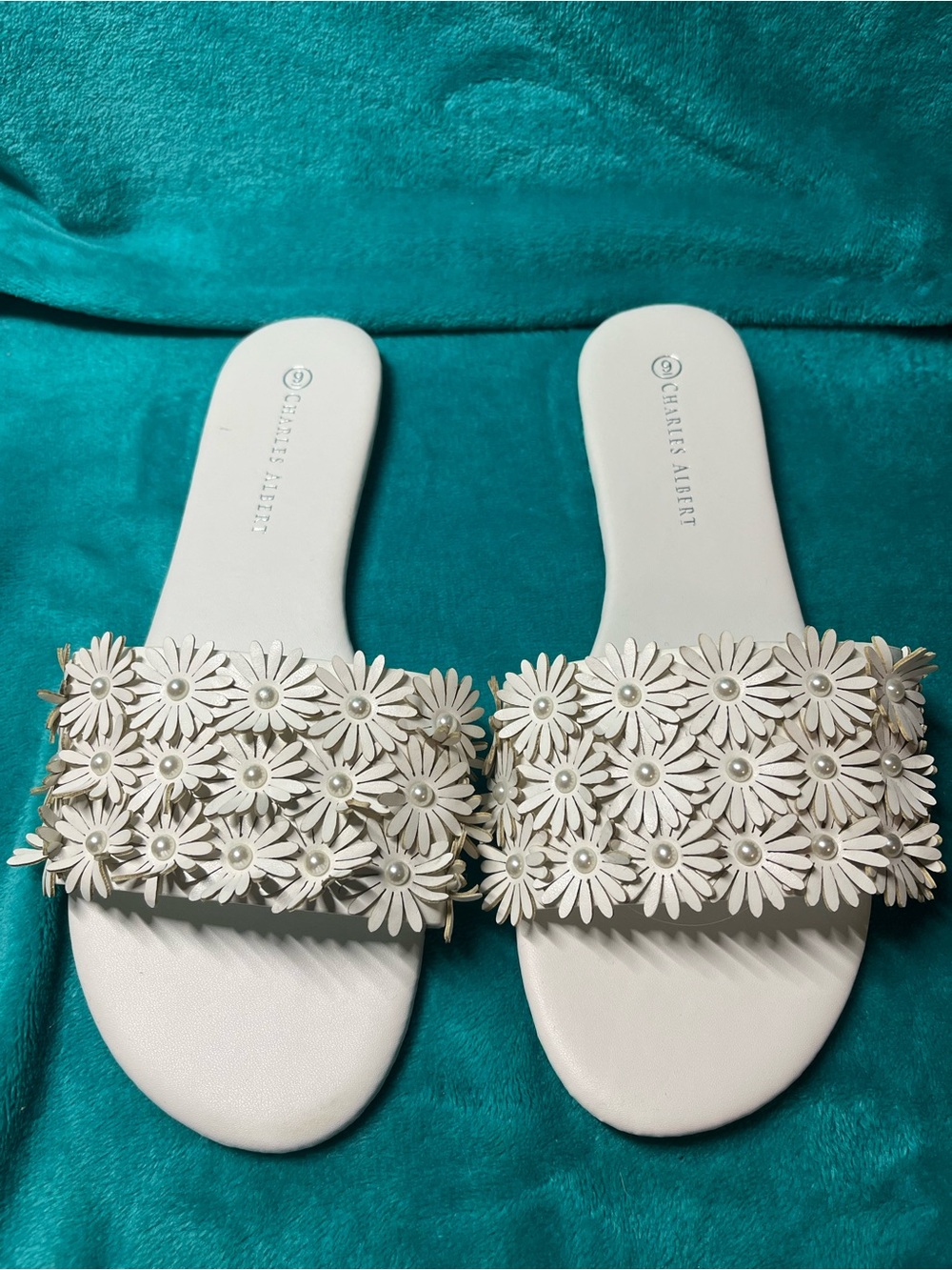 Charles Albert White sandals